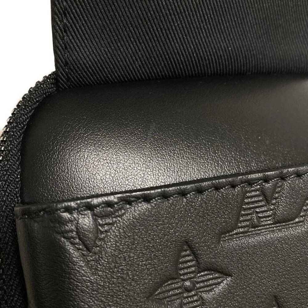LOUIS VUITTON Double Phone Pouch Black Monogram Shadow -1349-031725 - Picture 8 of 14